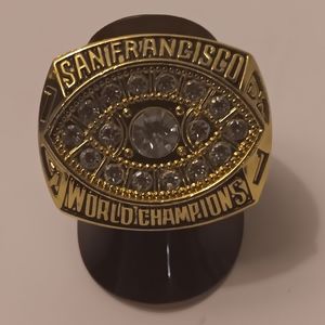 1981 San Francisco 49ers Collectable Super Bowl Ring Joe Montana